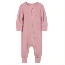 One Piece Zipper Baby Romper